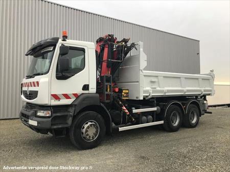 Camion Ptac T Benne Basculante De Chantier Et Tp Bi Benne Renault