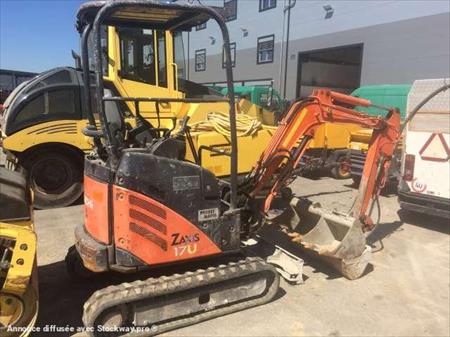 MINI-PELLE HITACHI ZAXIS 17U-2: HITACHI à 10300 € | 02100 : NEUVILLE ...