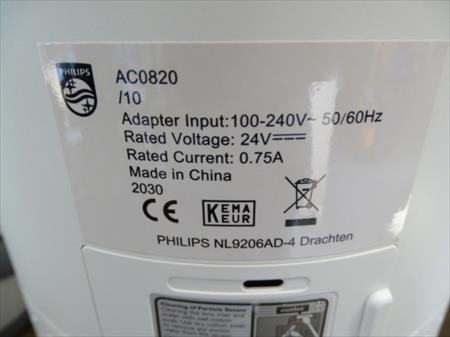 Philips AC0820/10 Purificateur d'air Série 800, élimine 99,97 % des  allergènes aériens