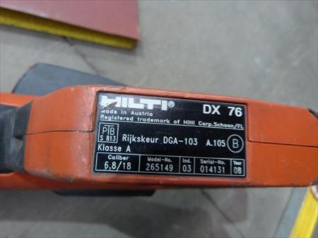 Cloueuse A Balles Hilti Dx 76 Hilti A 30 Opglabbeek Nord Pas De Calais Belgique Pays Bas Annonces Achat Vente Materiel Professionnel Neuf Et Occasion Agrafeuses Clouteuses Cloueurs A Gaz